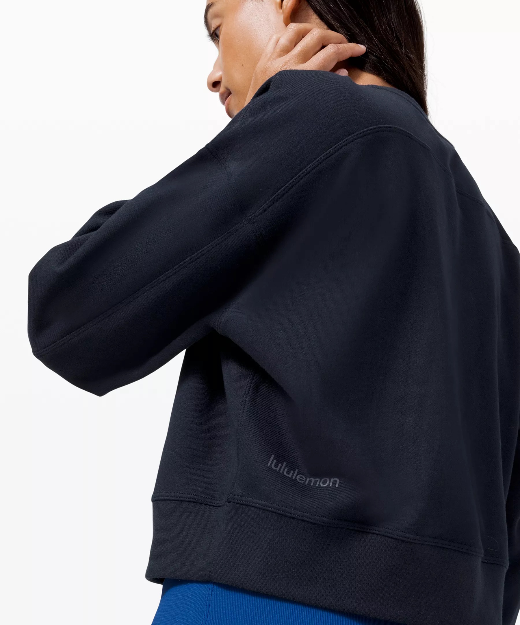 Perfectly Oversized Cropped Crew *French Terry - 5