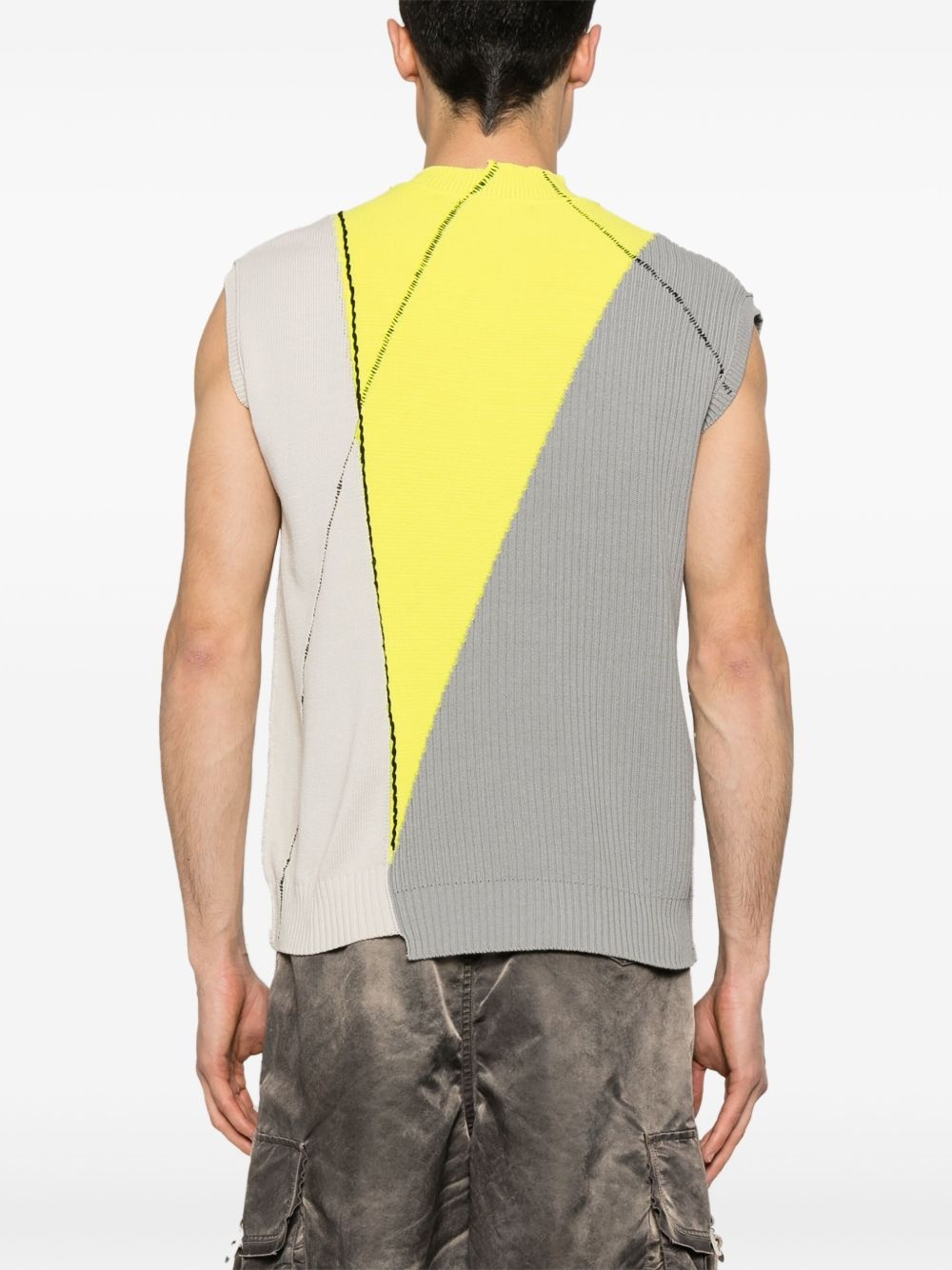 decorative-stitch vest - 3