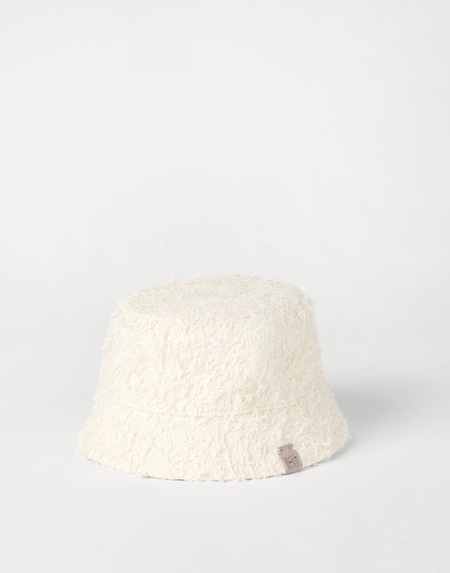 Fuzzy dyed denim bucket hat - 1