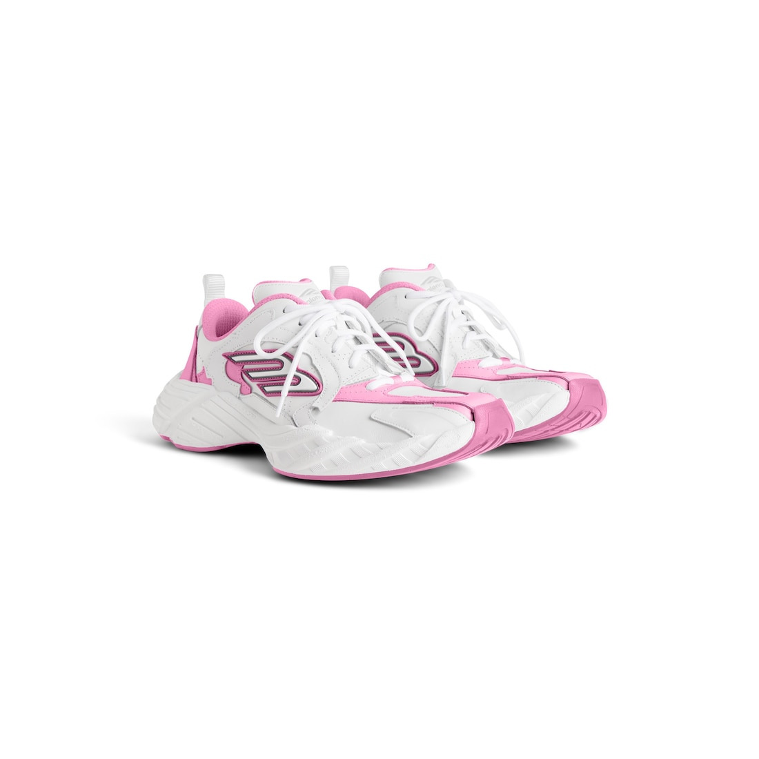 Women's Monday Shoe in Pink/grey/white/black - 2