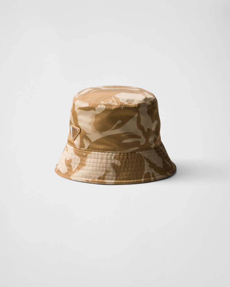 Printed Re-Nylon bucket hat 1