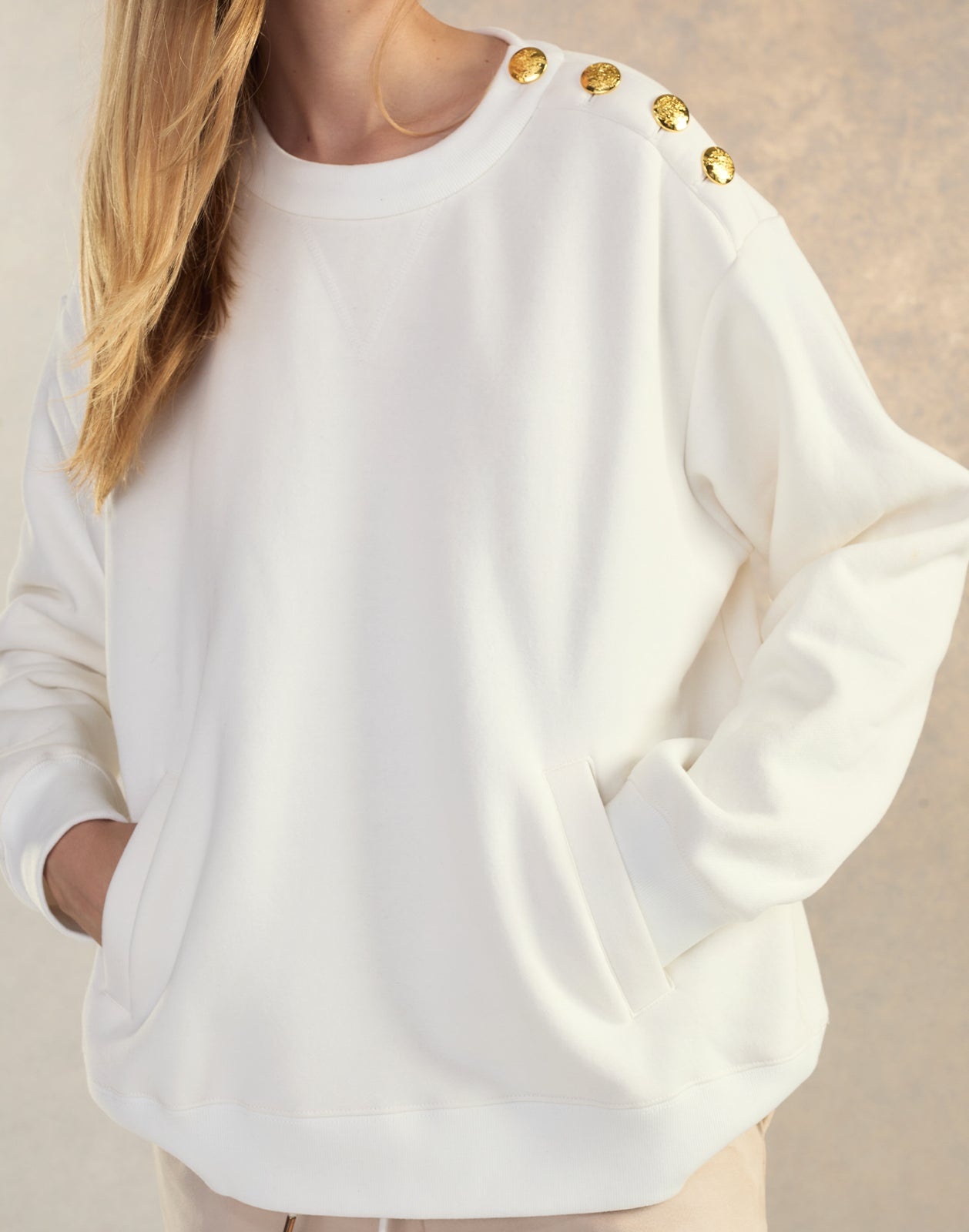 Button Up Sweatshirt - 6
