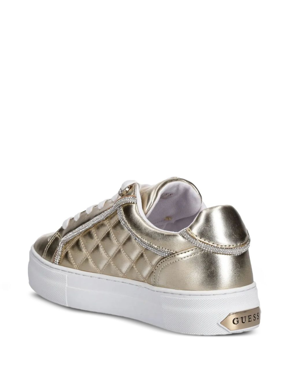 Gratea quilted metallic-effect sneakers - 3