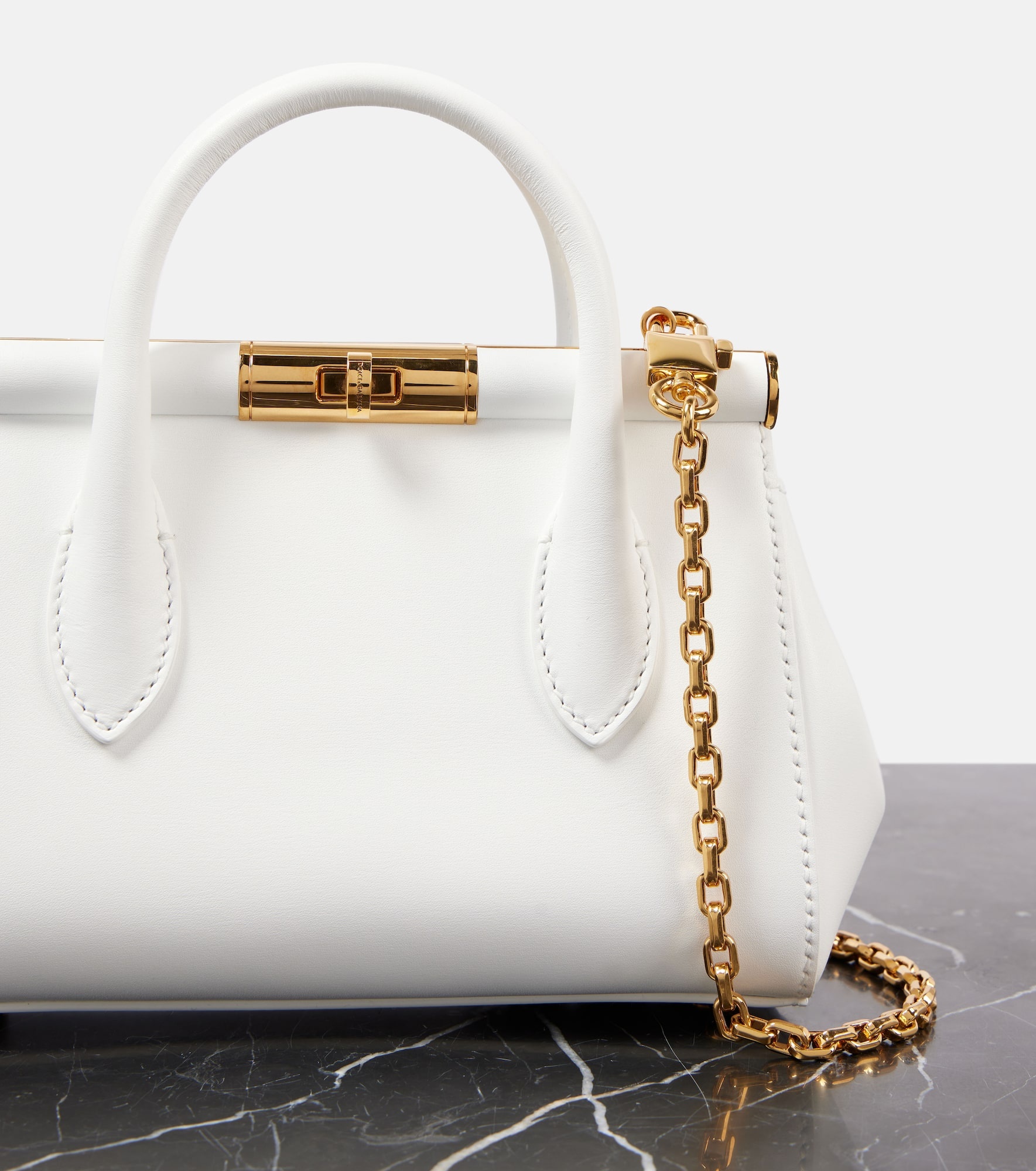 Marlene Small leather tote bag - 5