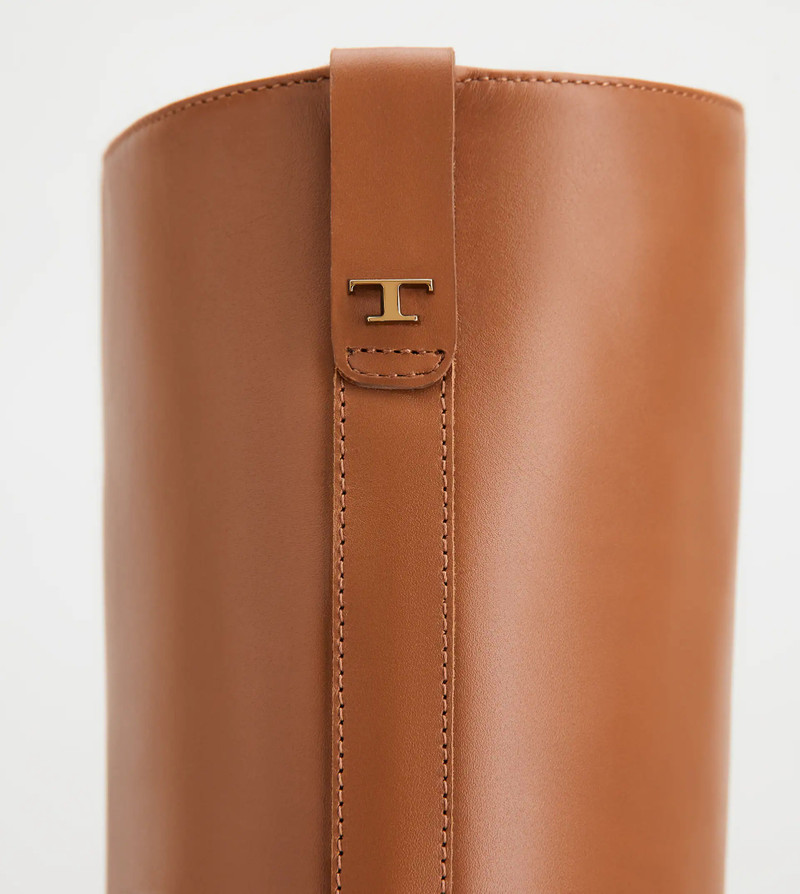 LEATHER BOOTS - BROWN 4