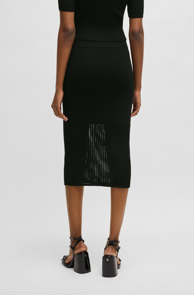 TUBE SKIRT WITH SHEER CROCHET STRUCTURE 4