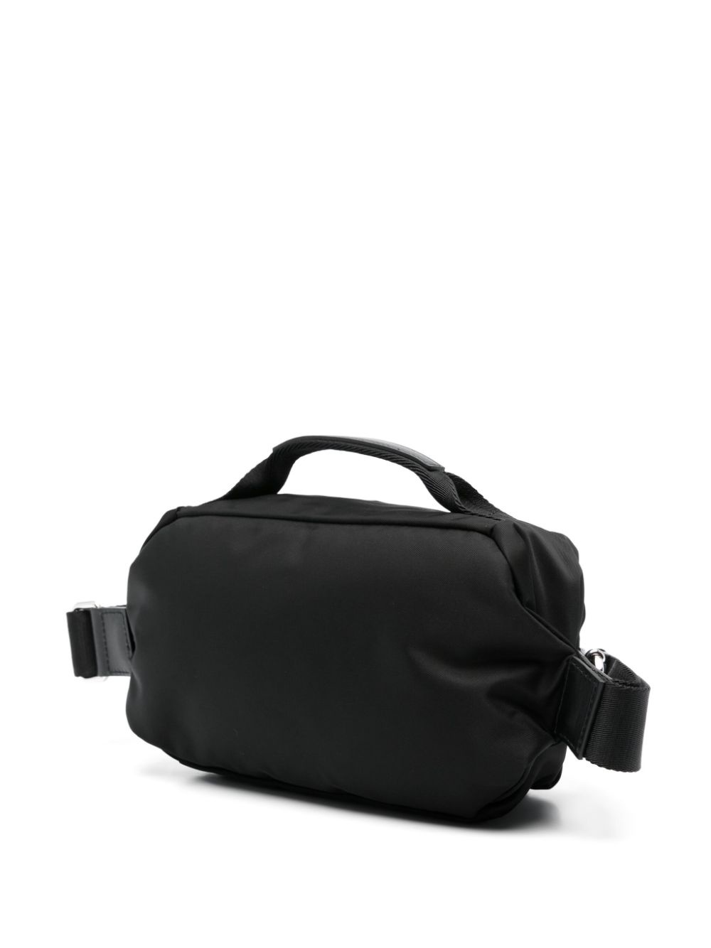 logo-print zipped bag - 3