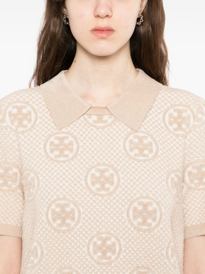 monogram jacquard top 5