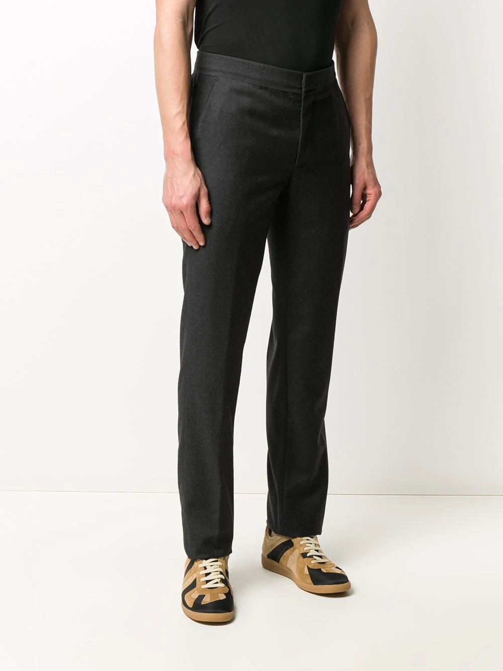 straight-leg tailored trousers - 3