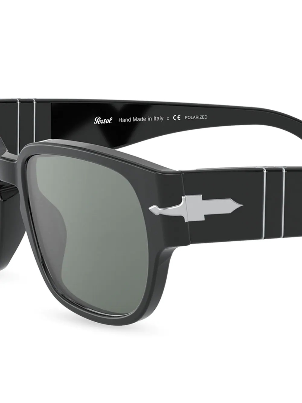 tinted square-drame sunglasses - 3