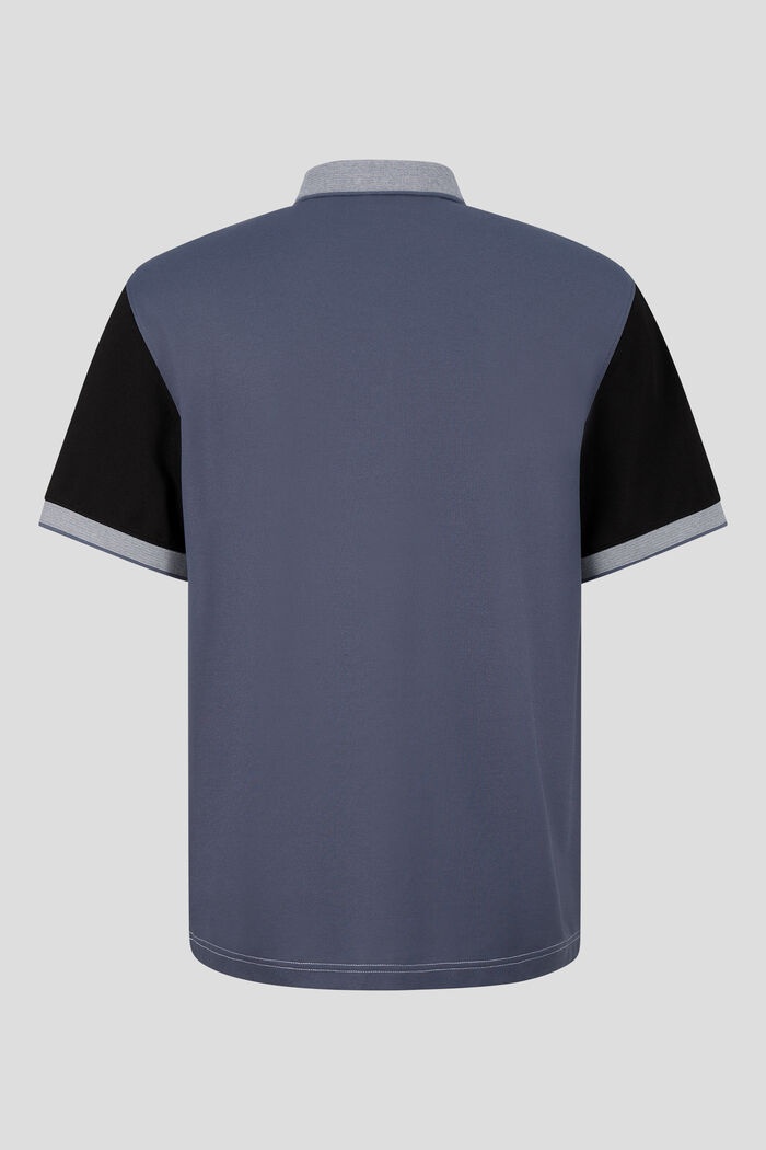 Wisco Piqué polo shirt in Blue/Black - 2