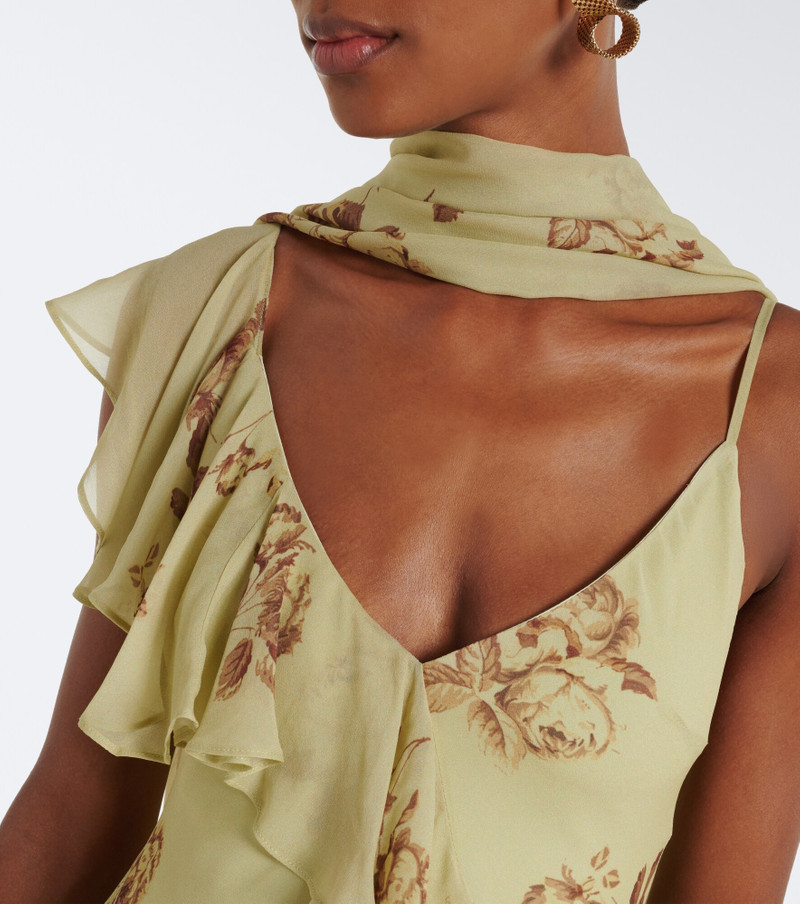 Mayara floral georgette maxi dress 3