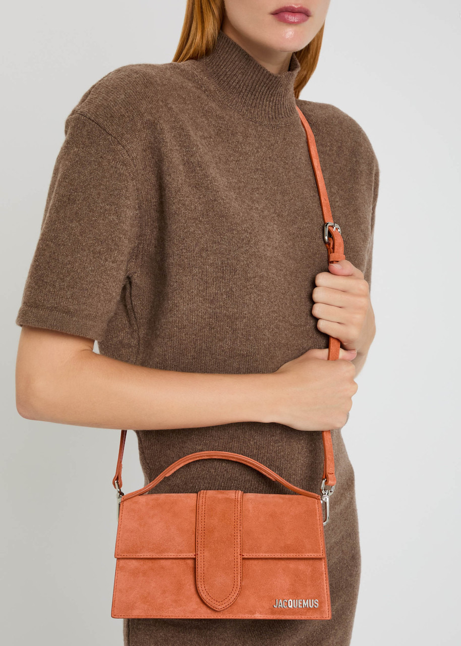 Jacquemus Le Grande Bambino Suede top Handle bag - 6