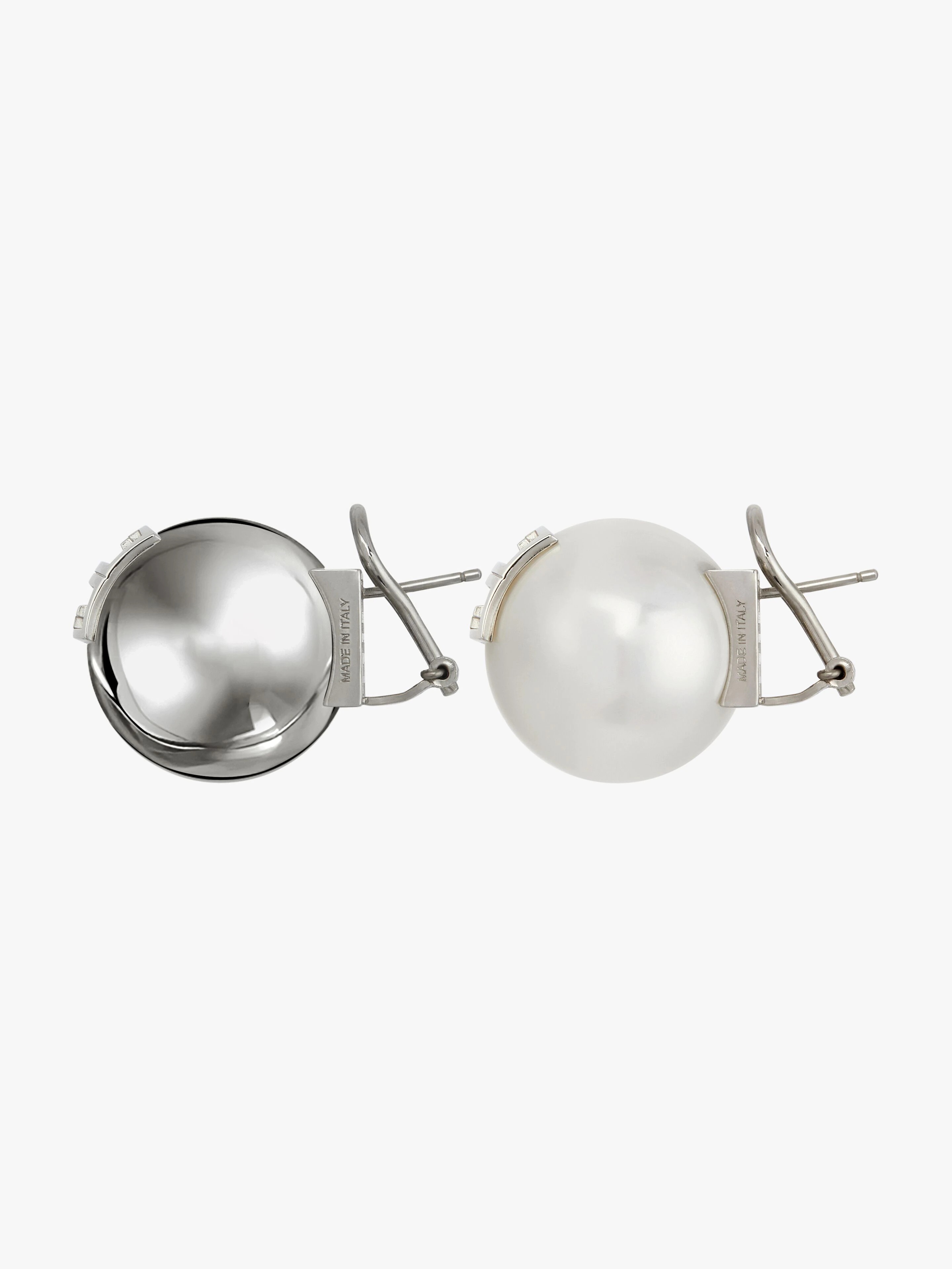 4G PEARL ASYMMETRICAL EARRINGS - 6
