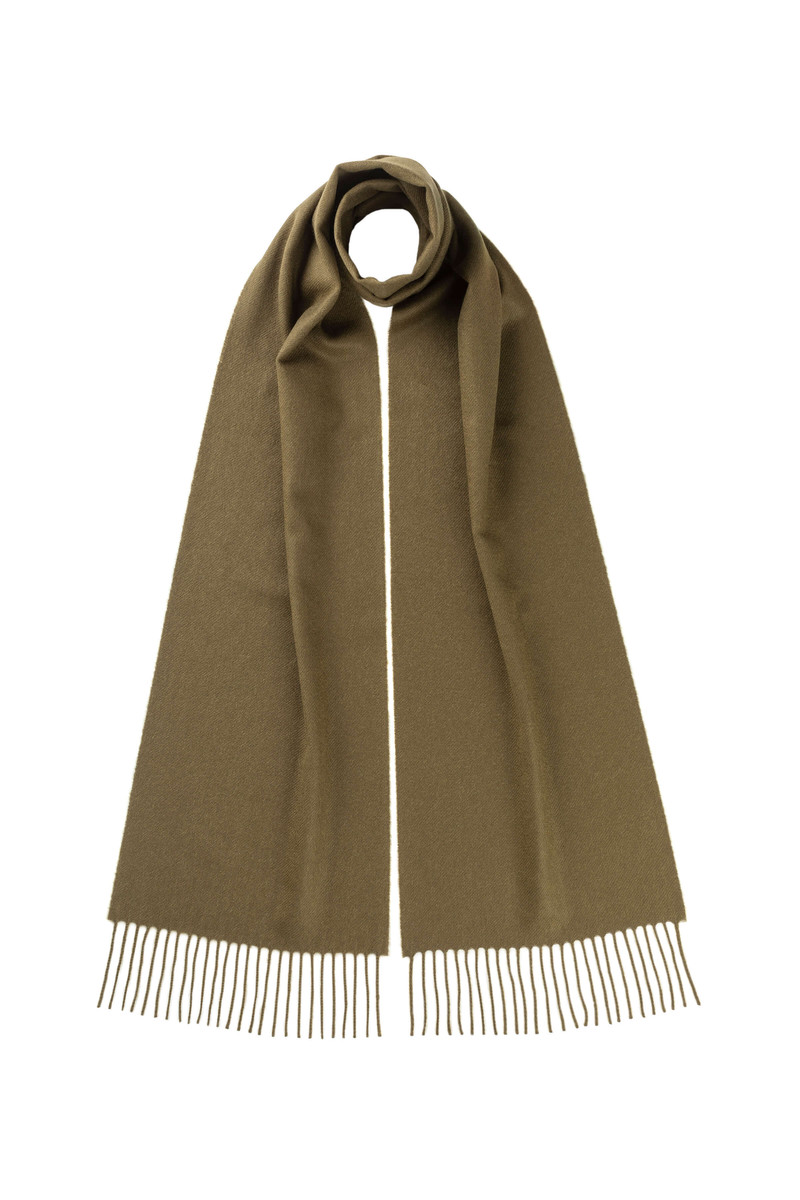 Green Cashmere Scarf 1
