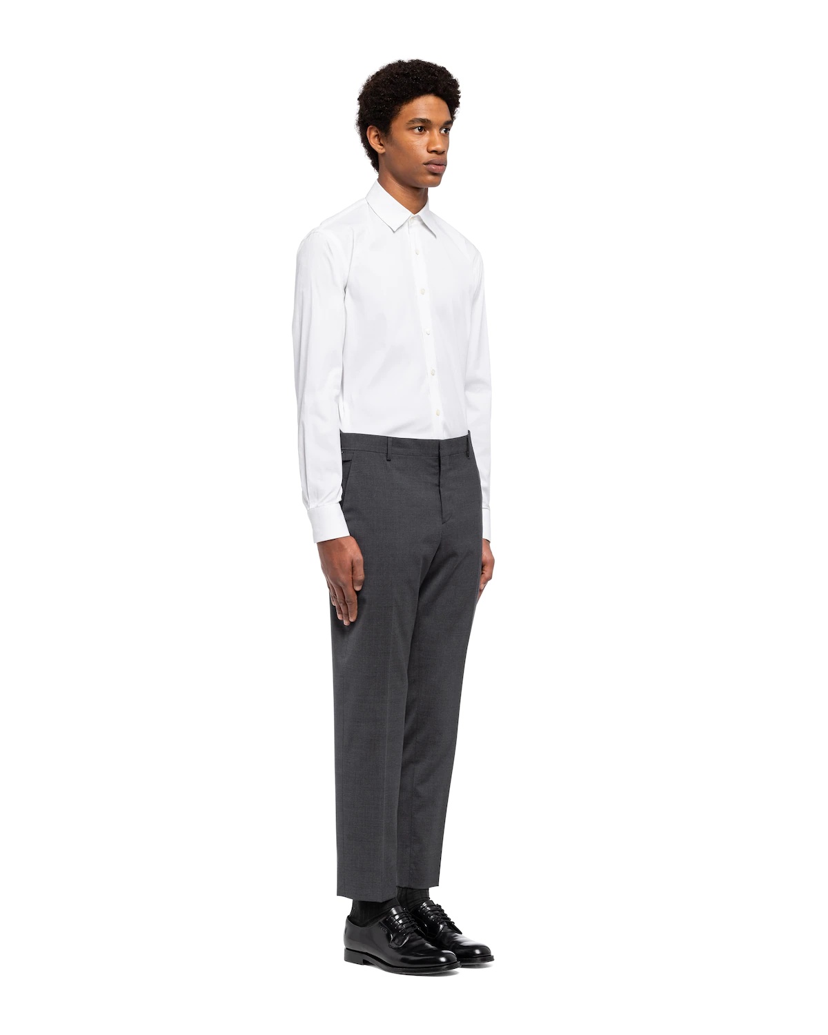 Light stretch wool trousers - 3