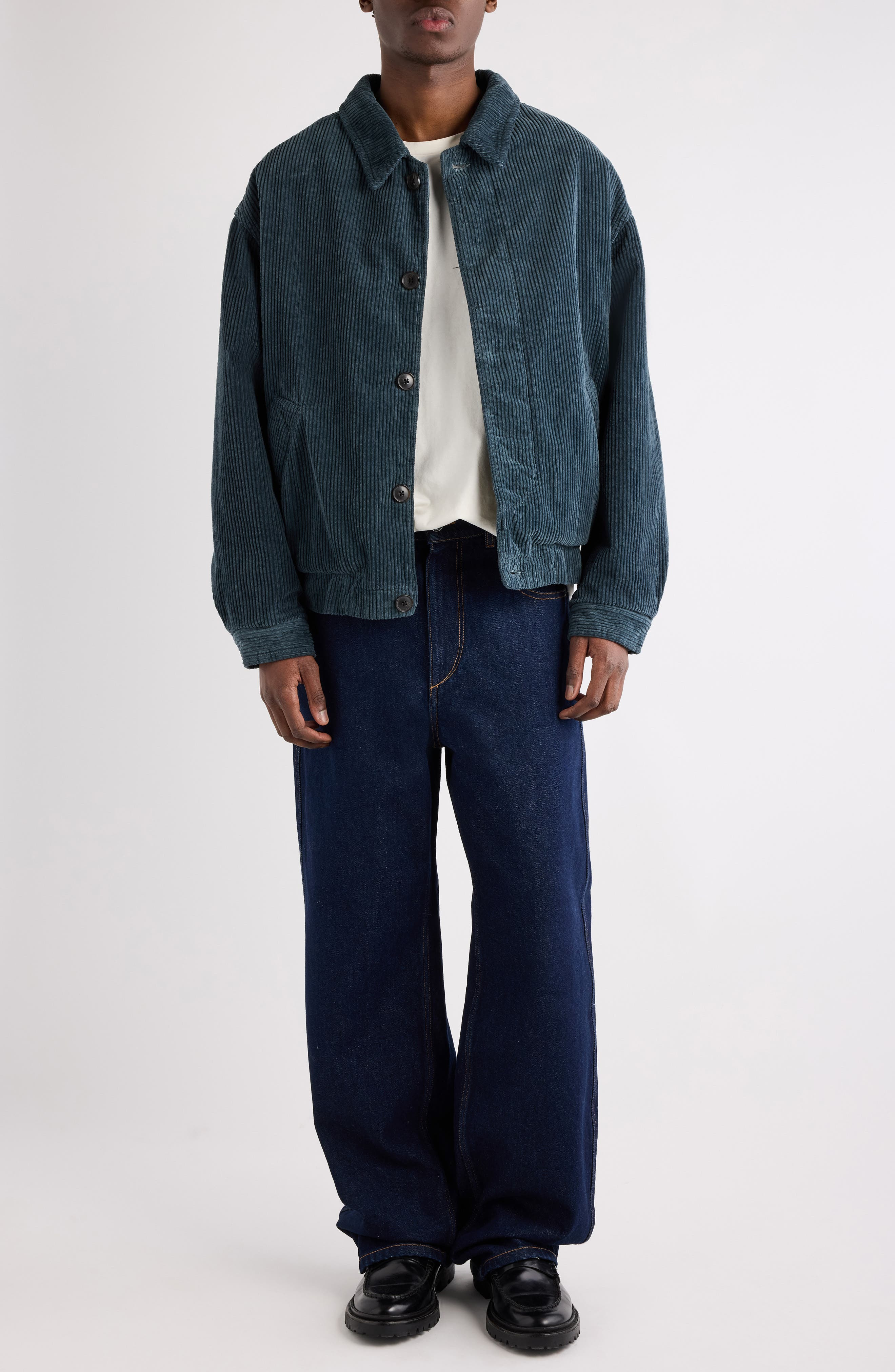 Isabel Marant Jameson Wide Leg Jeans in Dark Midnight at Nordstrom - 2