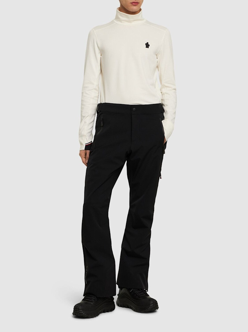 Moncler Grenoble Logo Polartec nylon turtleneck t-shirt outlook