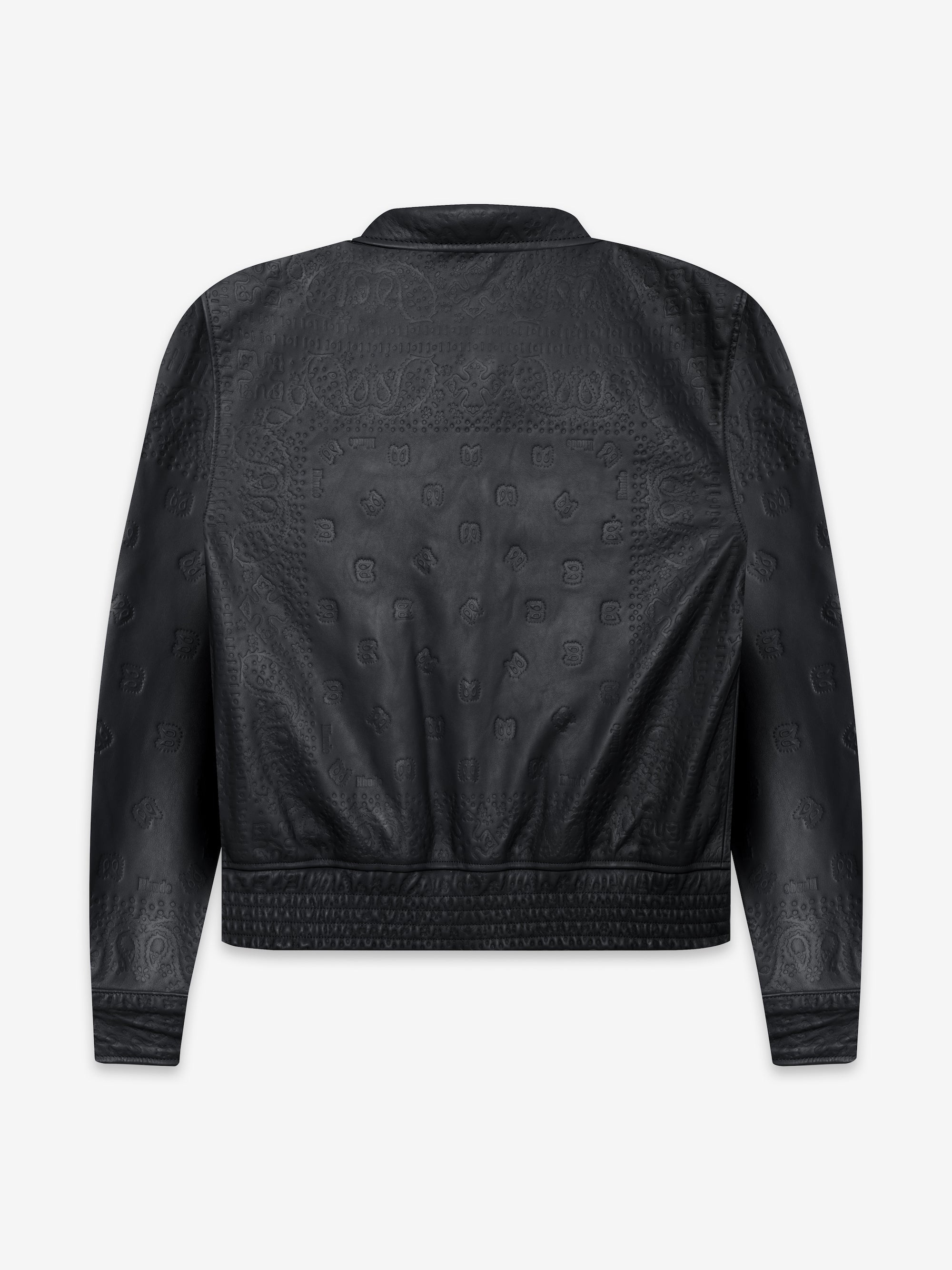EMBOSSED BLOUSON SUITING JACKET - 2