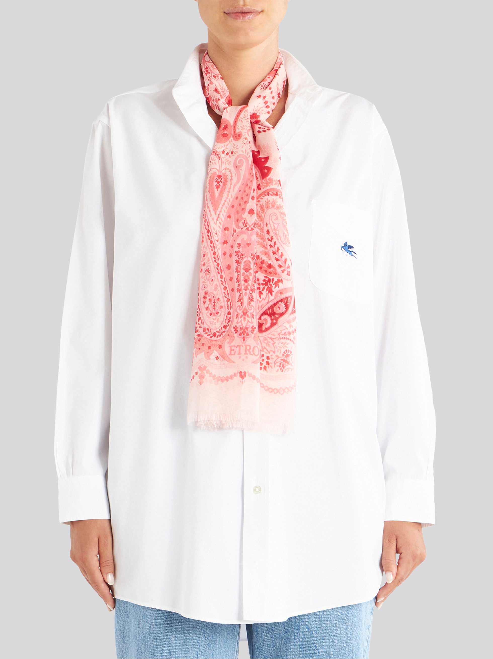 PAISLEY SILK SCARF - 2