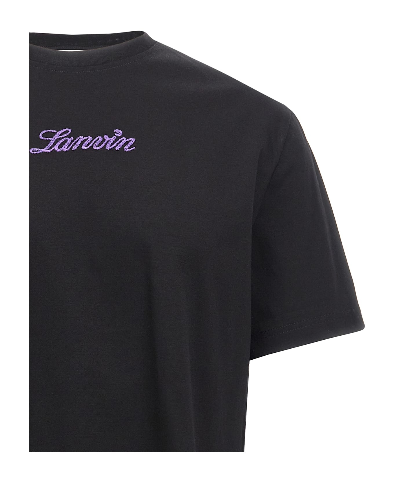Logo Embroidery T-shirt - 3