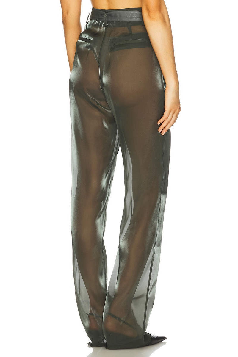 Metallic Organza Belted Pant 4