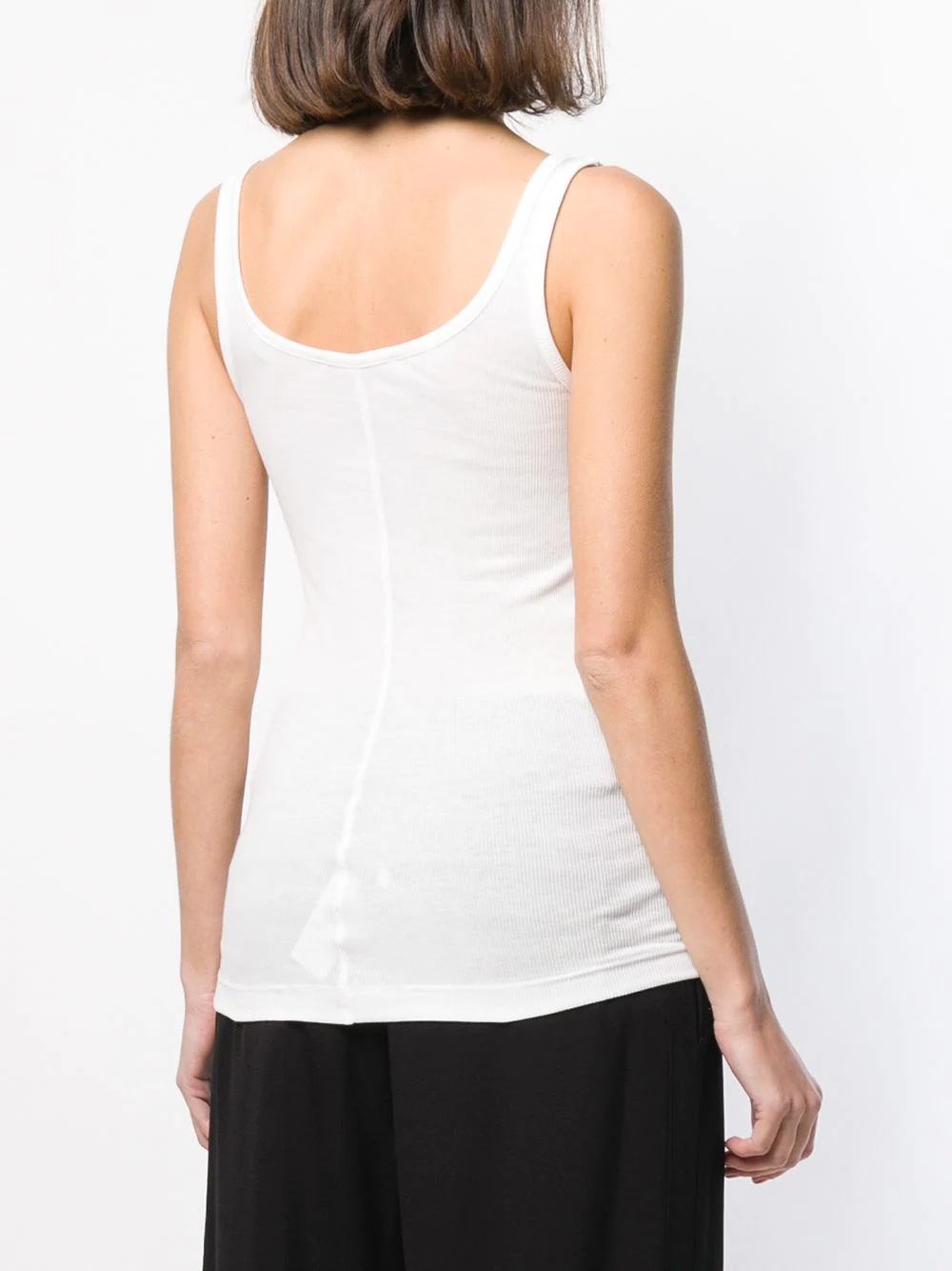 ribbed knit vest - 4
