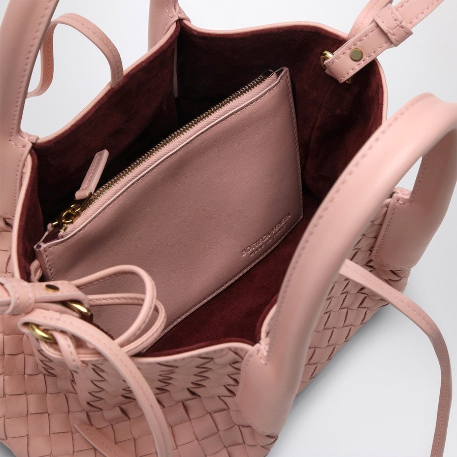 Bottega Veneta Women Pink Small Pinacoteca Bag - 4