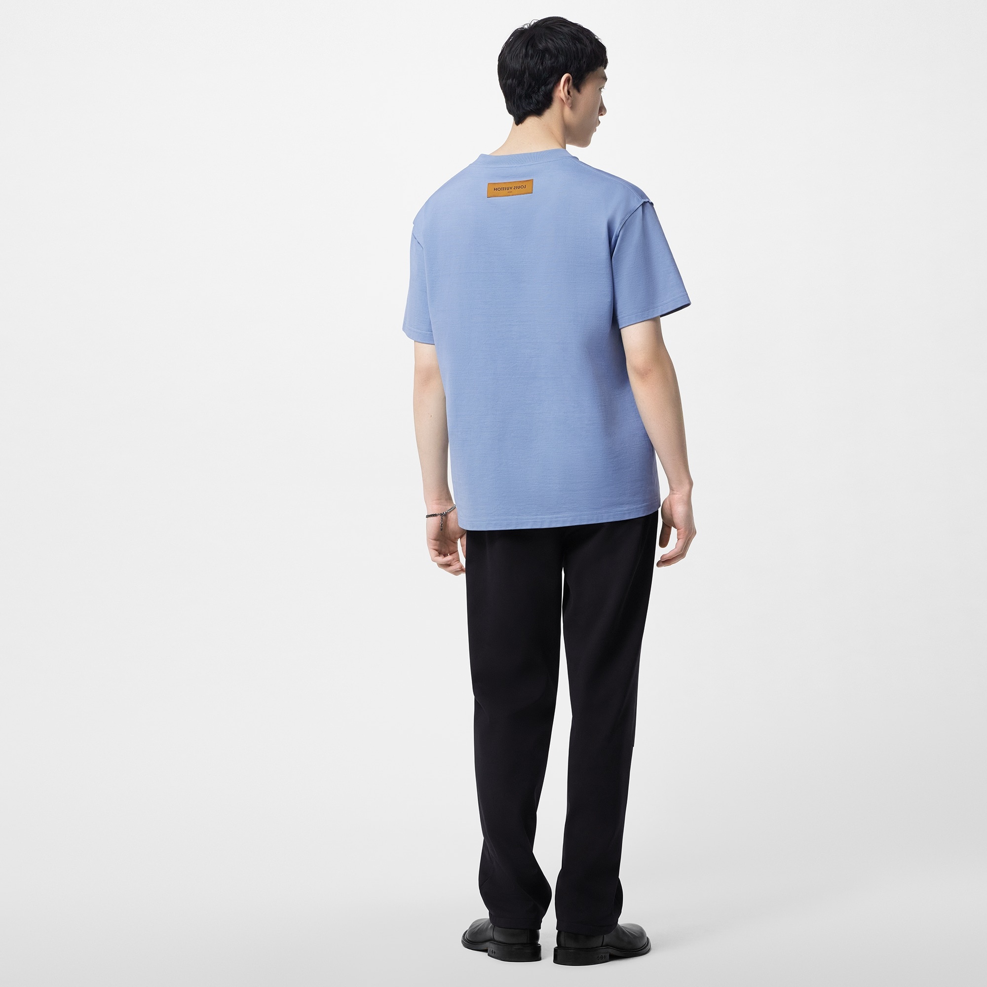 Embossed LV Cotton T-Shirt - 3
