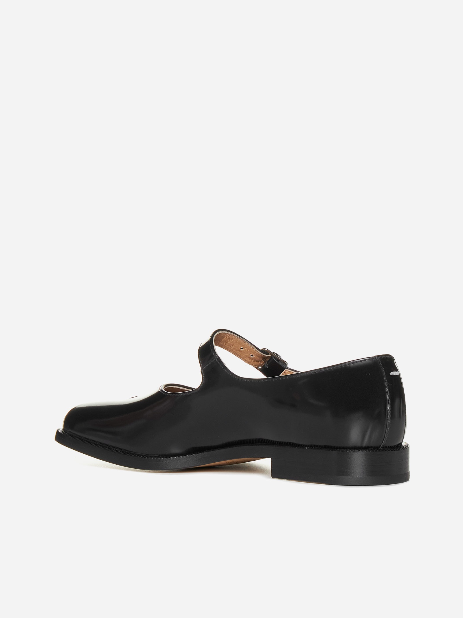 Tabi leather Mary Jane shoes - 3