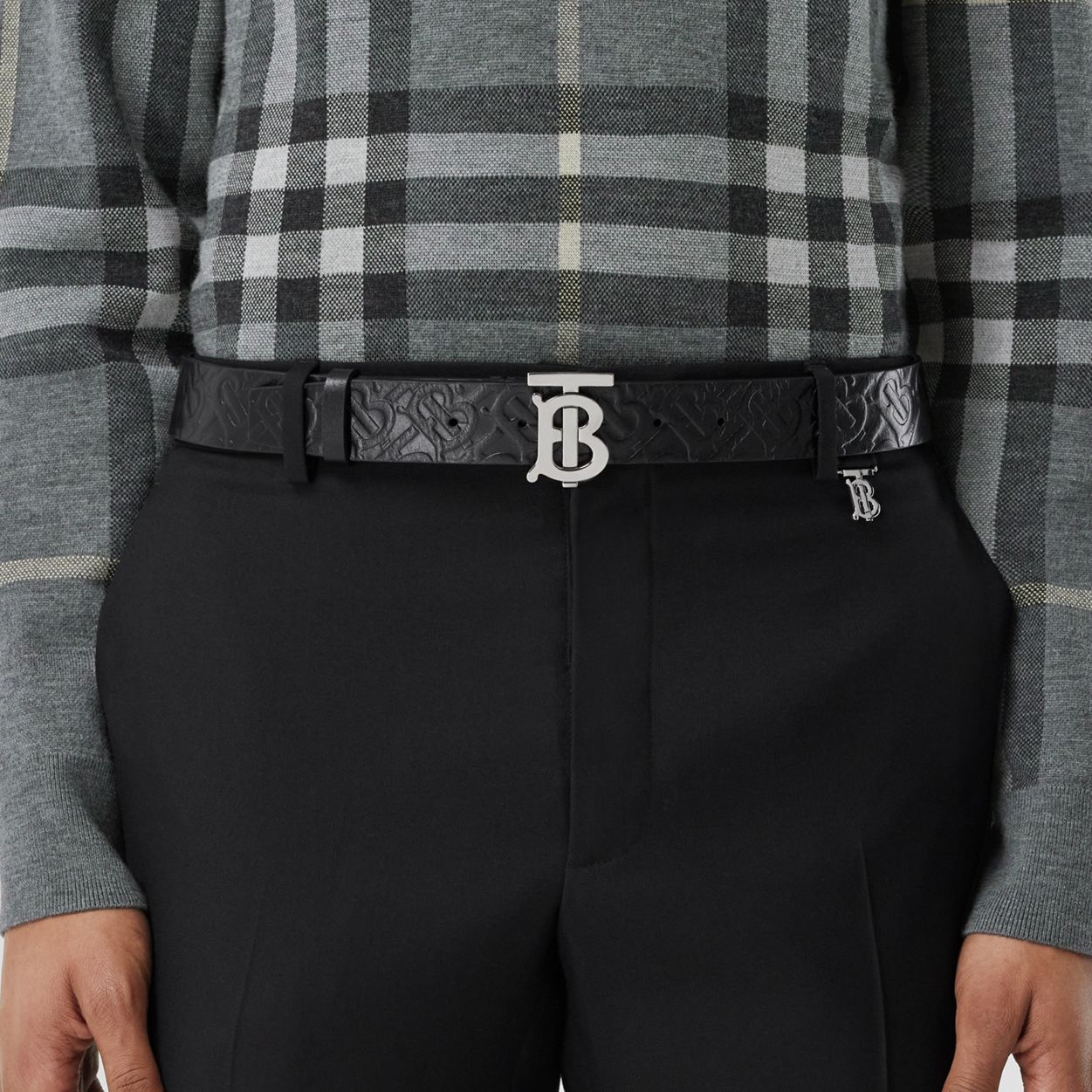 Monogram Motif Monogram Leather Belt - 3