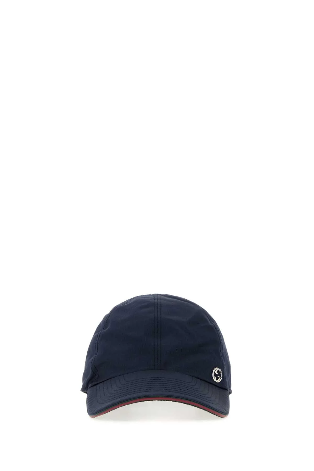 Gucci Men Navy Blue Cotton Blend Baseball Cap - 1