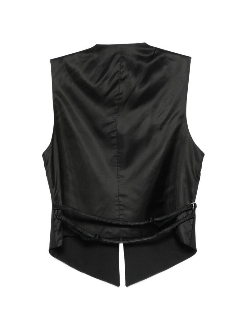 armarium Guia V-neck button-up waistcoat outlook