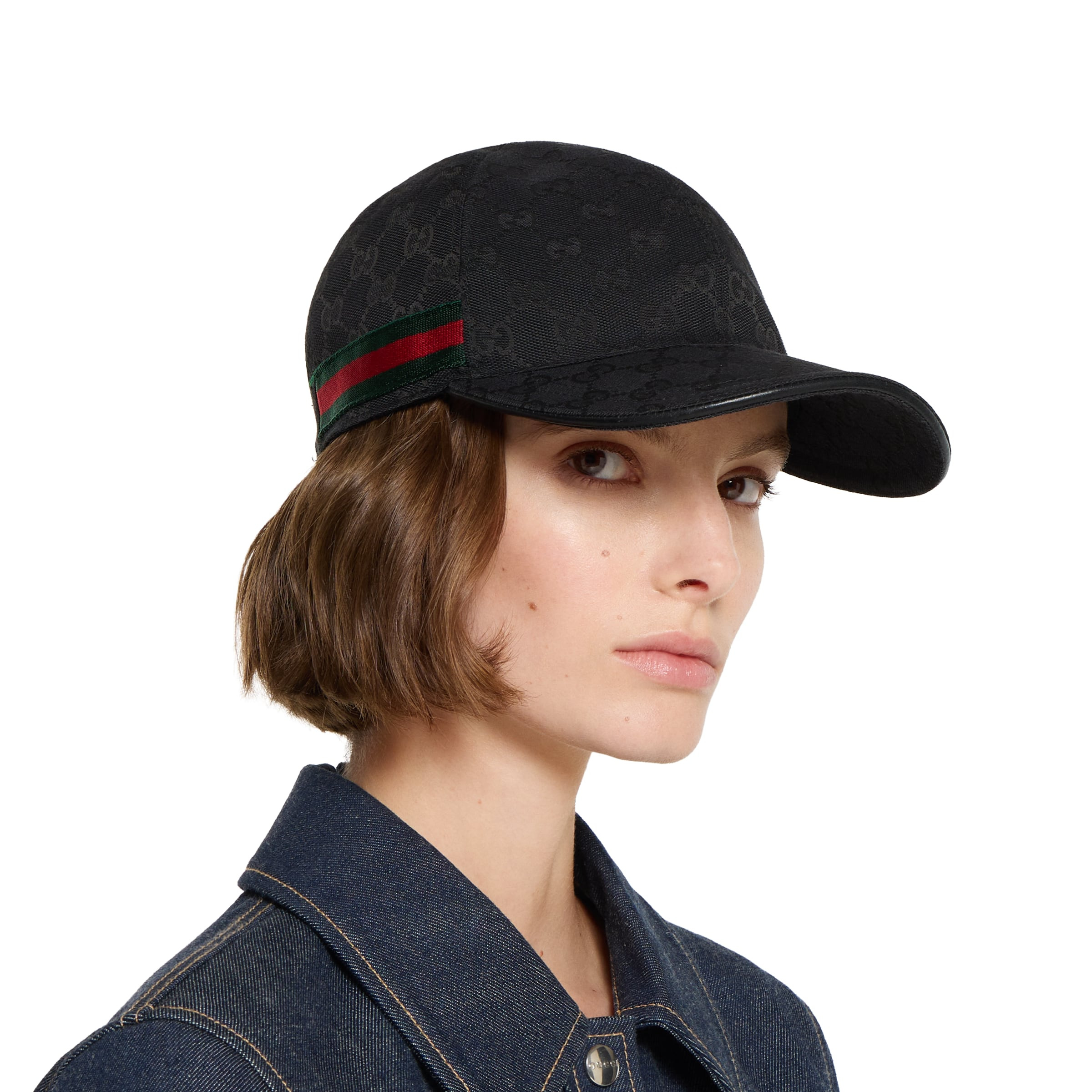 Original GG canvas baseball hat with Web - 3