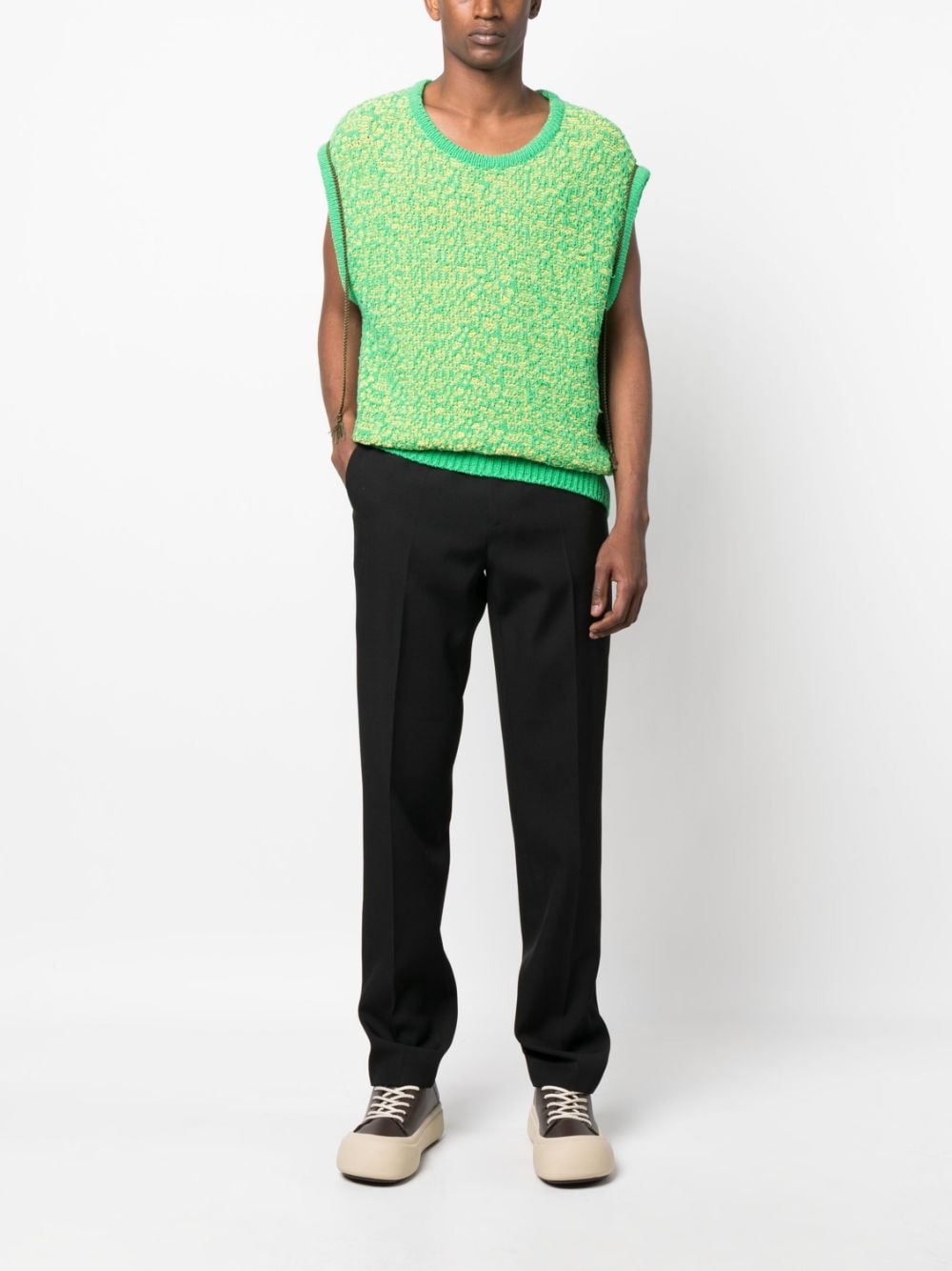 straight-leg tailored trousers - 2