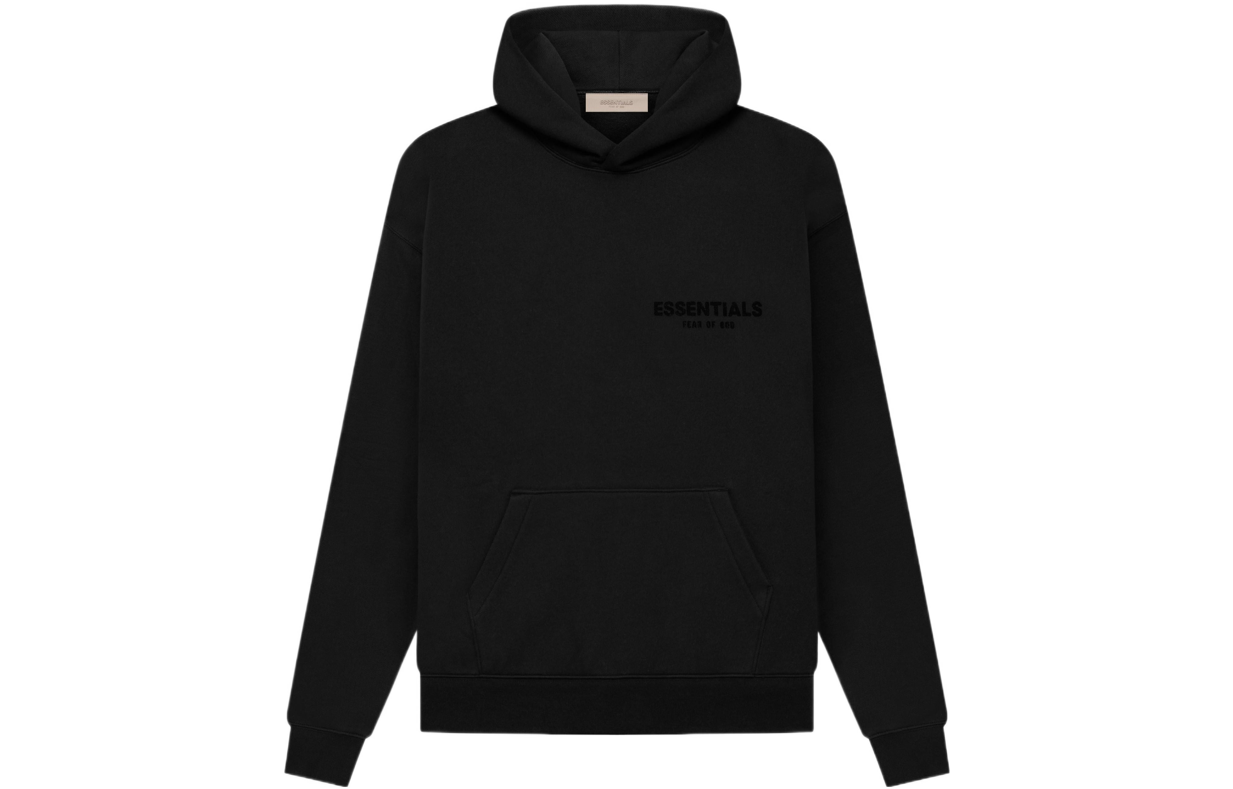 Fear of God Essentials SS22 Stretch Limo Hoodie 'Black' FOG-SS22-555 - 3