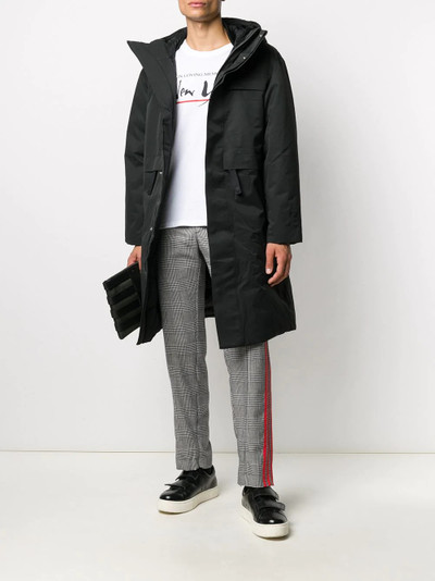 Y-3 unisex hooded mid-length parka outlook