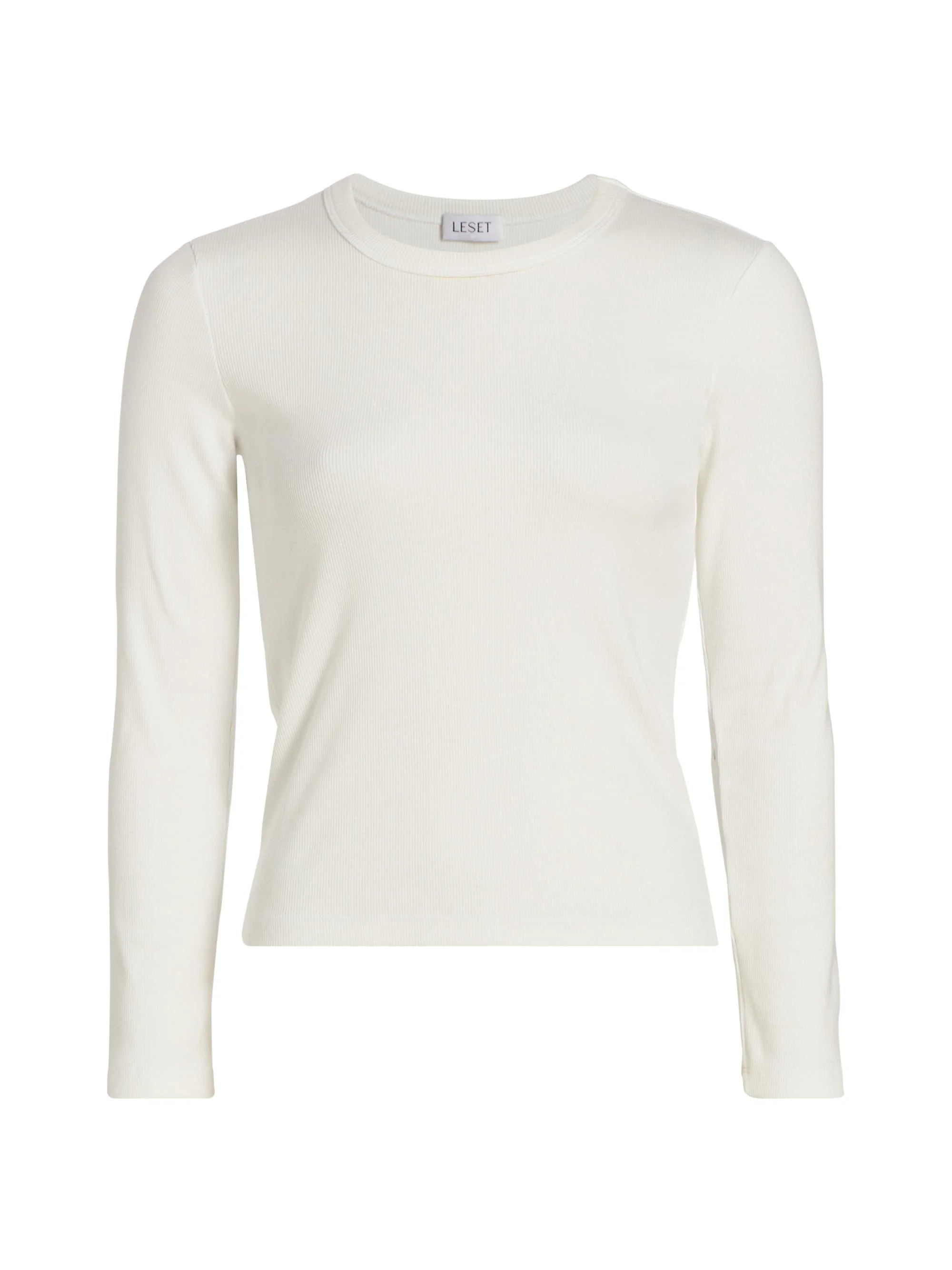 Women's Kelly Long-Sleeve Slim-Fit T-Shirt - White - 1