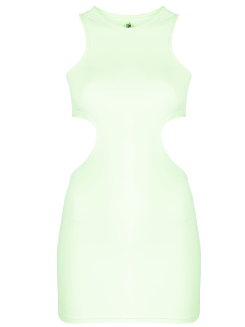 cut-out sleeveless minidress 1