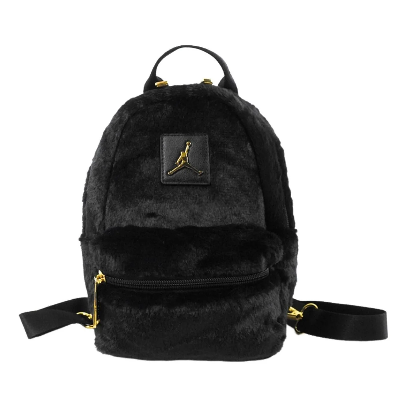 (WMNS) Jordan Faux Fur Mini 'Black Gold' HV8004-010 - 1