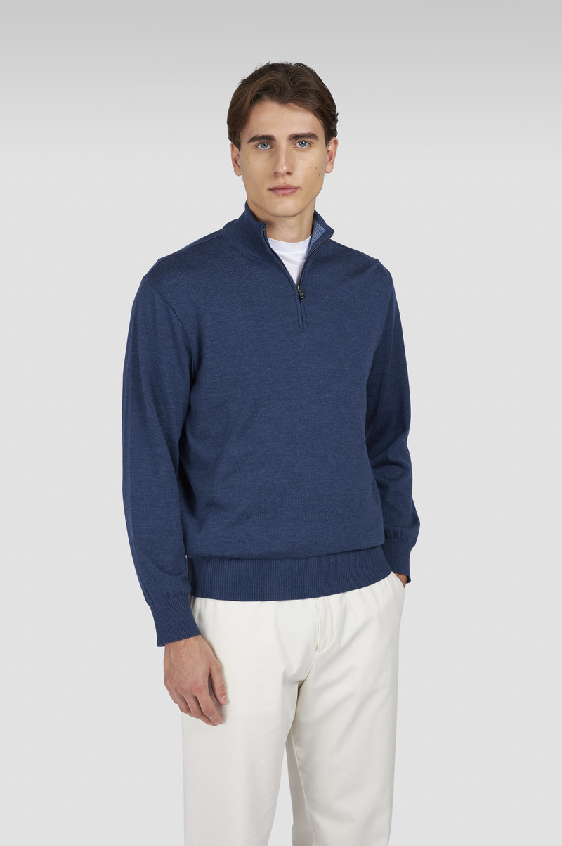 X-SOFT WOOL HALF ZIP SWEATER 7