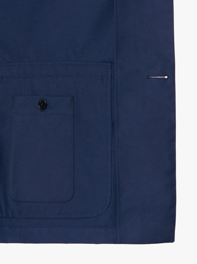 TORRENT NAVY COTTON SHORT RAINCOAT | GMM-202 6