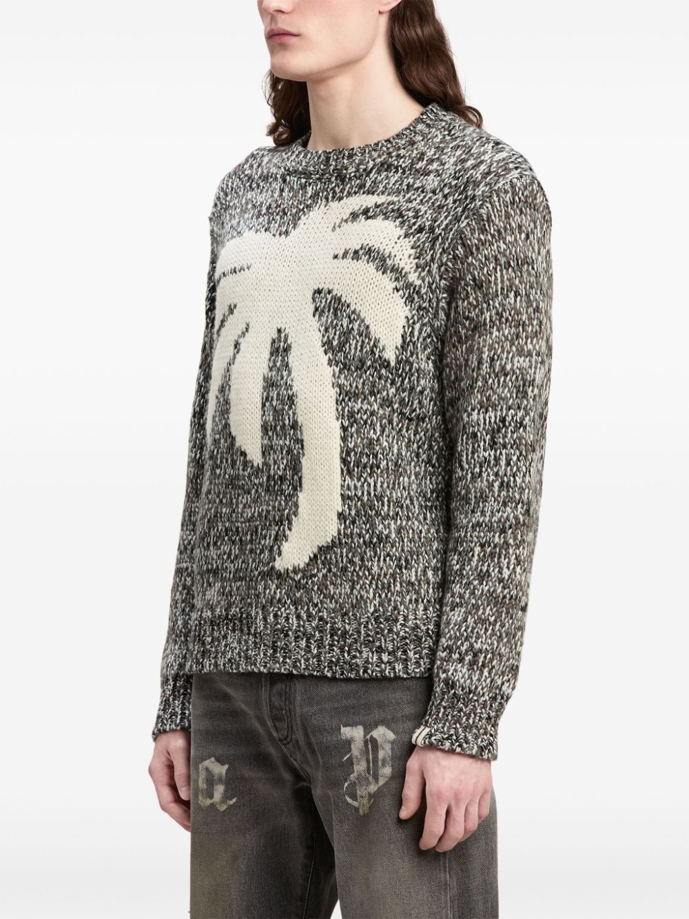 Palm mÃ©lange-effect jumper - 4