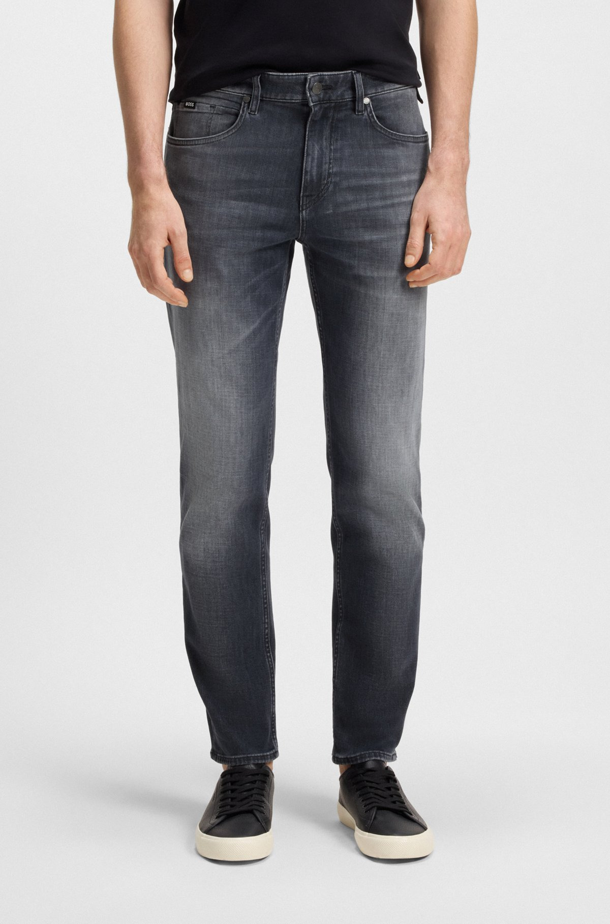 MAINE REGULAR-FIT JEANS IN GRAY ITALIAN DENIM - 2