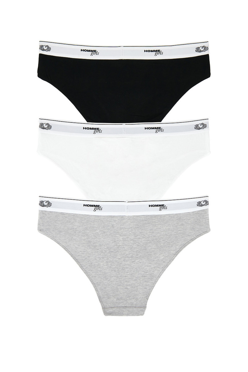 HommeGirls® X Fruit Of The Loom Bikini Brief 3-pack outlook