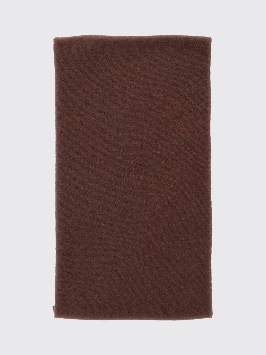 BRUNELLO CUCINELLI Cashmere Scarf with Monili Detail and Raw-Cut Hem - 1