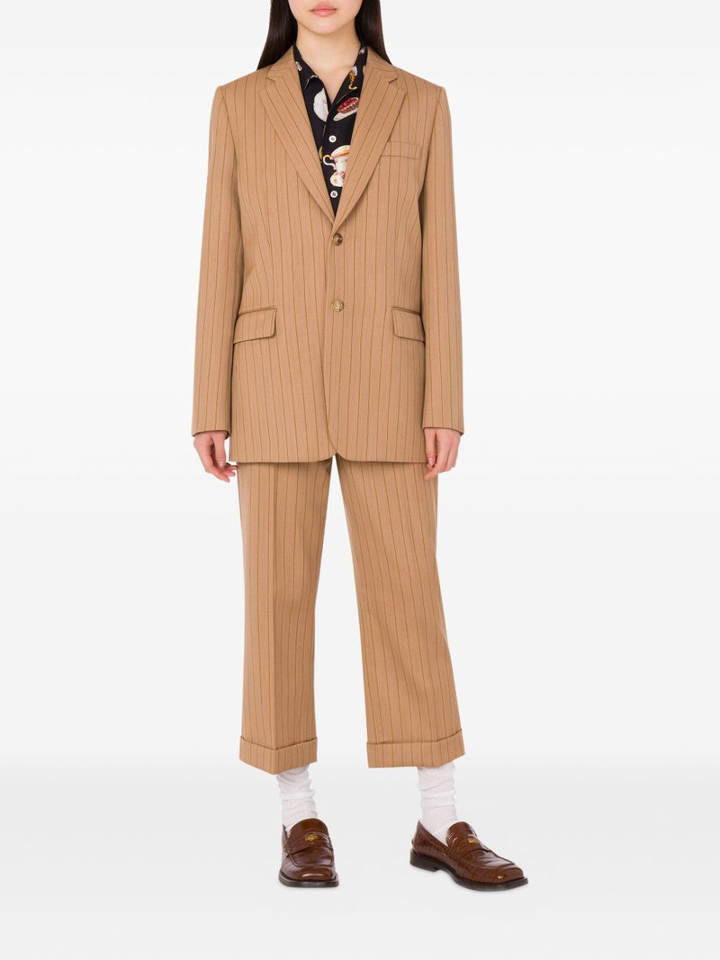 Moschino pinstripe blazer outlook