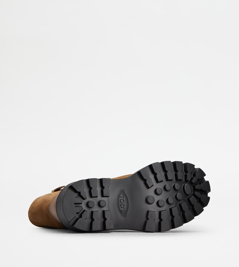 KATE ANKLE BOOTS IN SUEDE - BROWN 4