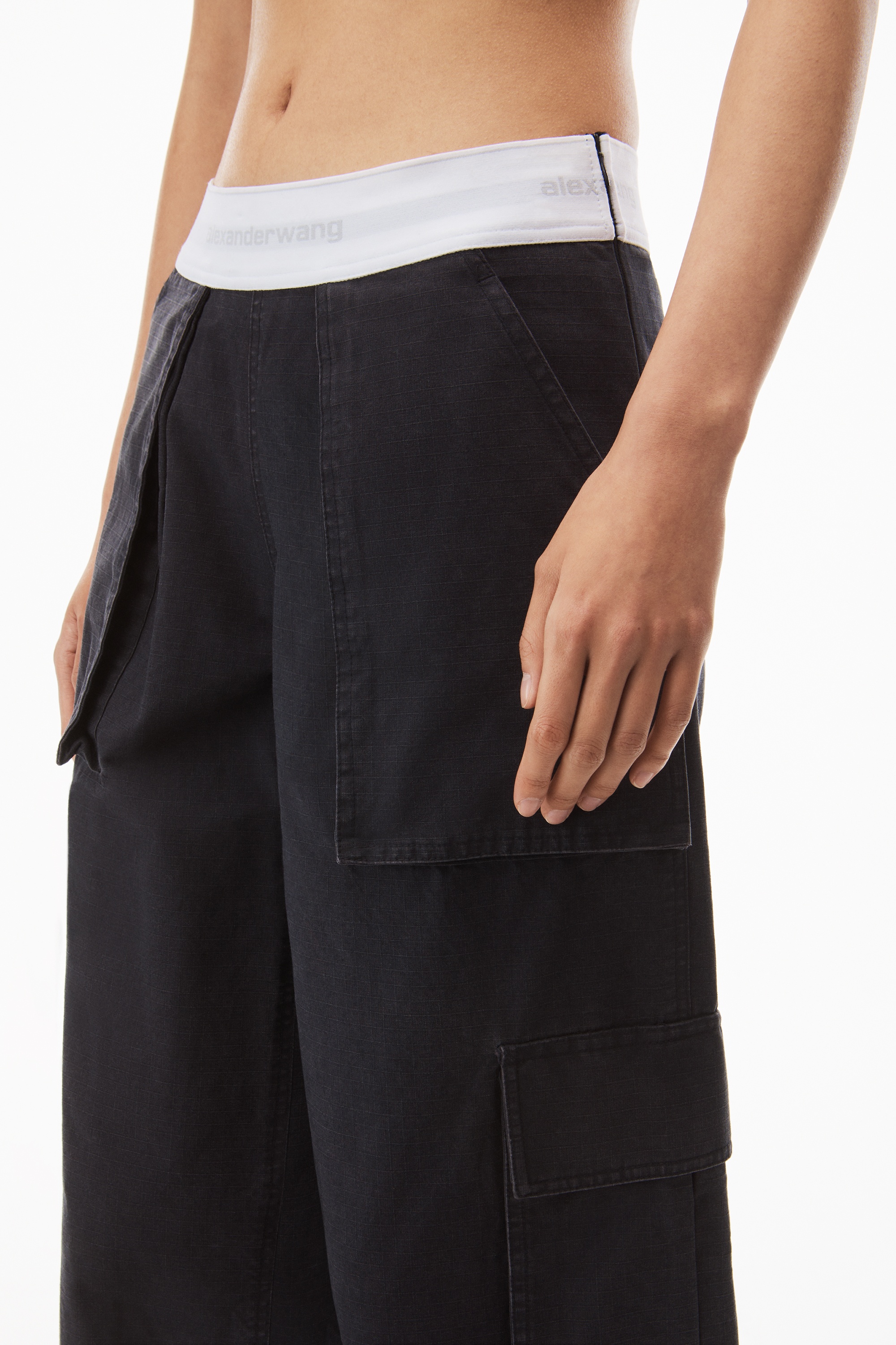 LOGO CARGO PANT IN RIPSTOP COTTON - 3