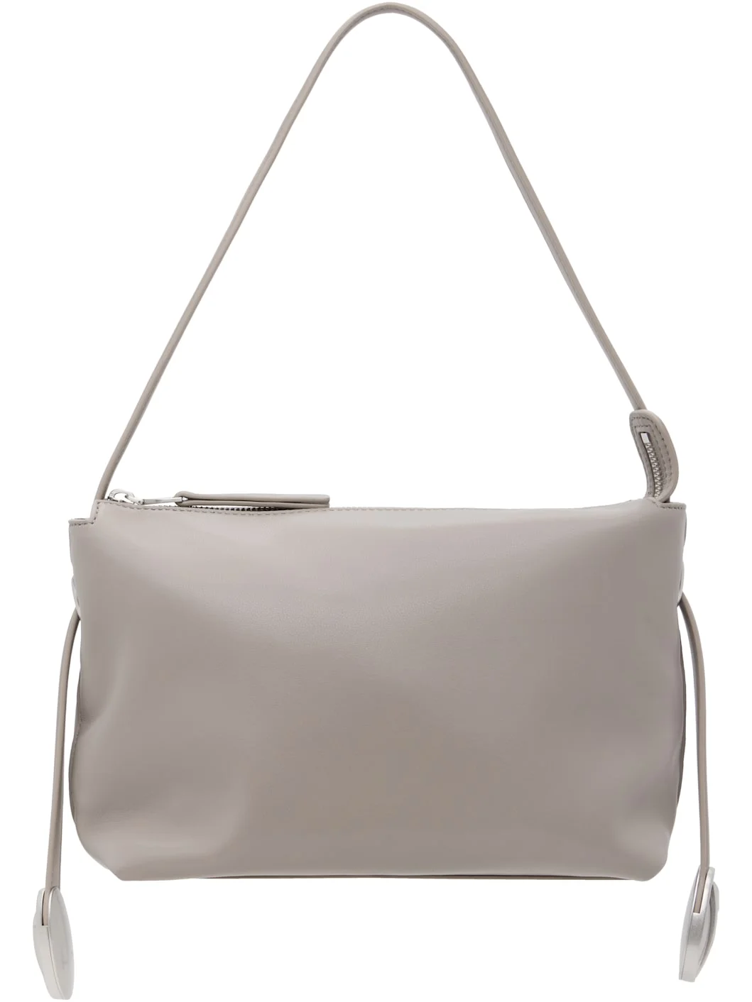 Gray D-Rop Shoulder Bag - 1